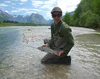 Fly fishing Soča Slovenia
