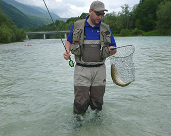 Fly fishing Soča Slovenia