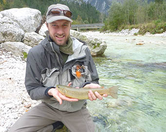 Fly fishing Soča Slovenia