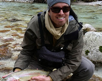 Fly fishing Soča Slovenia