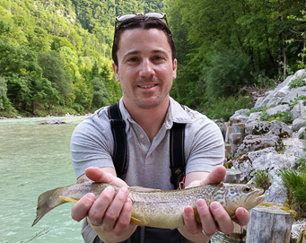 Fly fishing Soča Slovenia