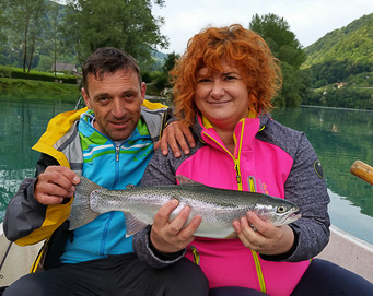 Fly fishing Soča Slovenia
