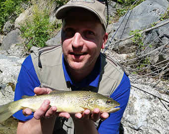Fly fishing Soča Slovenia