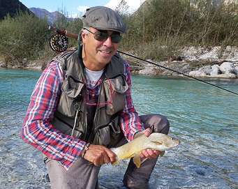 Fly fishing Soča Slovenia