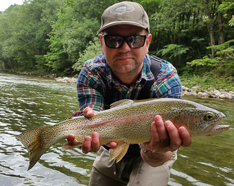 Fly fishing Soča Slovenia