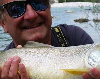 Fly fishing Soča Slovenia