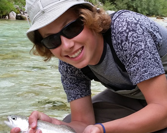 Fly fishing Soča Slovenia
