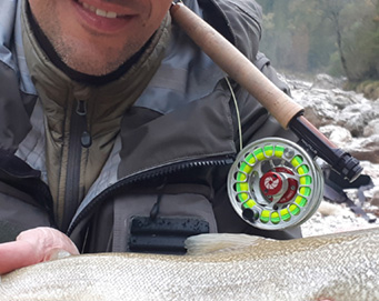 Fly fishing Soča Slovenia